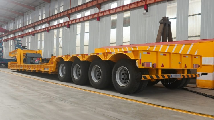 4 Axle 100 Ton Lowboy Gooseneck Trailer for Sale | Detachable Gooseneck Trailer in Trinidad and Tobago