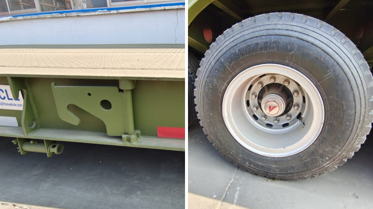 Detachable Gooseneck Lowboy Trailer  | 100 Ton Custom Lowboy Trailers Manufacturers for Sale in Trinidad and Tobago