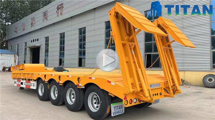 40 feet Low Bed Truck Trailer Manufacturer in Trinidad and Tobago