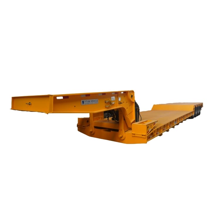 4 Axle 100 Ton Lowboy Gooseneck Trailer