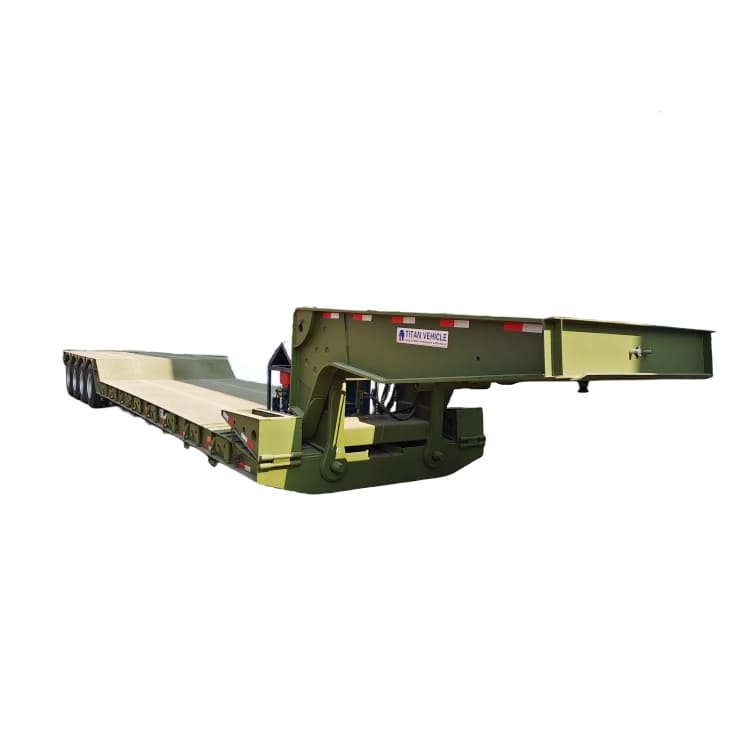 Detachable Gooseneck Lowboy Trailer